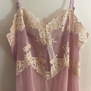 Never worn lavender slip lingerie dress